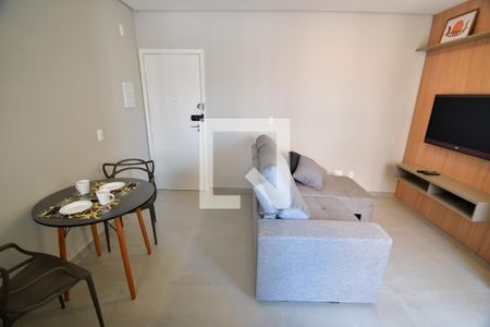 Sala de apartamento para alugar com 1 quarto, 40m² em Botafogo, Campinas