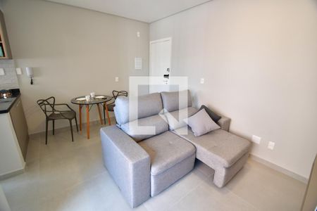 Sala de apartamento para alugar com 1 quarto, 40m² em Botafogo, Campinas