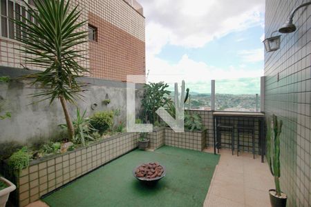 Varanda da Sala de apartamento à venda com 2 quartos, 120m² em Havaí, Belo Horizonte