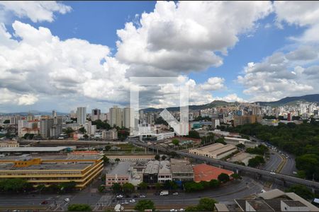 Sala/ Vista de apartamento à venda com 3 quartos, 100m² em Centro, Belo Horizonte