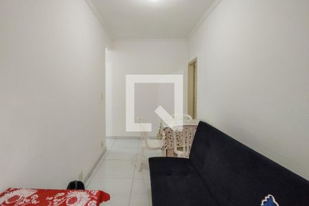 Sala de apartamento para alugar com 1 quarto, 50m² em Boqueirão, Praia Grande