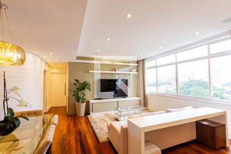 Sala de apartamento à venda com 3 quartos, 142m² em Jardim, Santo André