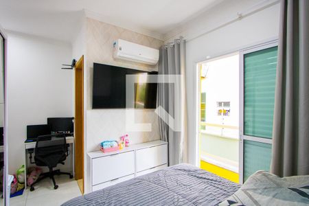 Quarto 1 - Suíte de apartamento para alugar com 2 quartos, 56m² em Jardim Ocara, Santo André