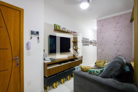 Sala de apartamento para alugar com 2 quartos, 56m² em Jardim Ocara, Santo André