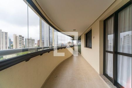 Varanda da Sala de apartamento à venda com 3 quartos, 140m² em Vila Assunção, Santo André