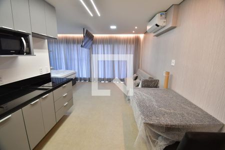 Cozinha/Sala de kitnet/studio para alugar com 1 quarto, 42m² em Cambuí, Campinas