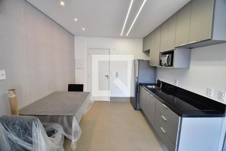 Cozinha de kitnet/studio para alugar com 1 quarto, 42m² em Cambuí, Campinas