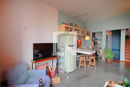 Sala de apartamento à venda com 1 quarto, 60m² em Funcionários, Belo Horizonte