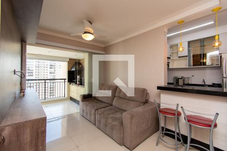 Sala de apartamento para alugar com 2 quartos, 68m² em Jardim Flor da Montanha, Guarulhos