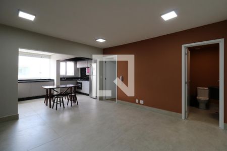 Sala de apartamento para alugar com 1 quarto, 64m² em Parque das Nações, Santo André