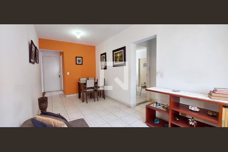 Sala de apartamento à venda com 2 quartos, 57m² em Vila Valparaíso, Santo André