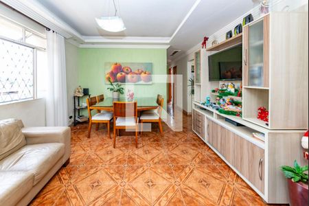 Sala de apartamento à venda com 3 quartos, 72m² em Alto dos Pinheiros, Belo Horizonte