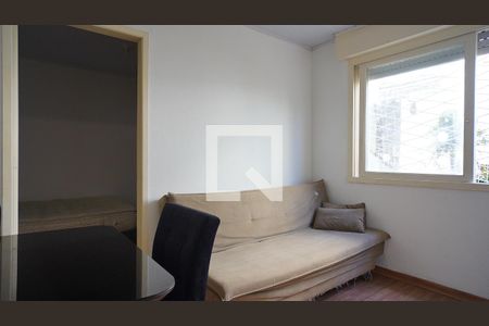 Sala de apartamento para alugar com 1 quarto, 40m² em Petrópolis, Porto Alegre