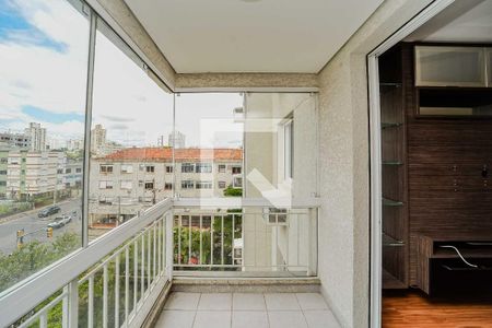 Sacada da Sala de apartamento à venda com 3 quartos, 80m² em Passo D’areia, Porto Alegre