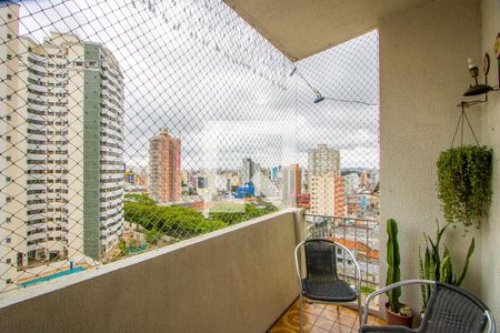 Varanda da sala de apartamento à venda com 4 quartos, 229m² em Vila Assunção, Santo André