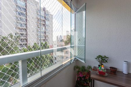 Varanda da sala  de apartamento para alugar com 2 quartos, 45m² em Centro, Diadema