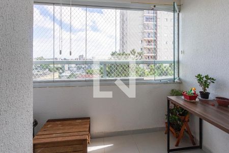 Varanda da sala  de apartamento para alugar com 2 quartos, 45m² em Centro, Diadema