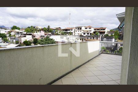 Varanda - Cobertura de apartamento à venda com 3 quartos, 100m² em Tanque, Rio de Janeiro