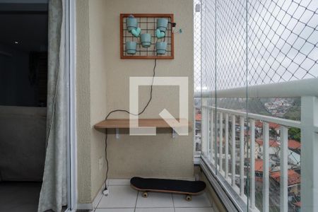 Varanda da Sala de apartamento à venda com 2 quartos, 62m² em Jardim Caner, Taboão da Serra