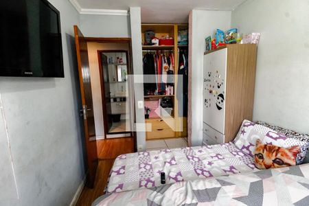 Quarto 2 - Armários de apartamento à venda com 2 quartos, 54m² em Parque Pinheiros, Taboão da Serra