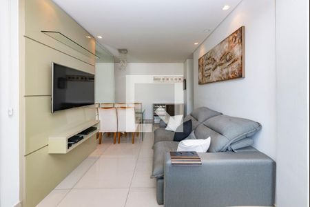 Sala de apartamento para alugar com 2 quartos, 67m² em Estrela Dalva, Belo Horizonte