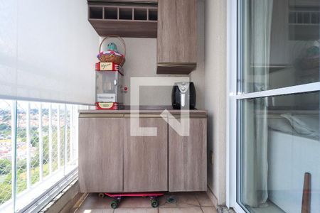 Varanda da Sala de apartamento para alugar com 3 quartos, 70m² em Jardim Maria Rosa, Taboão da Serra