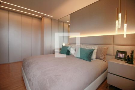 Suite de apartamento à venda com 3 quartos, 103m² em Funcionários, Belo Horizonte