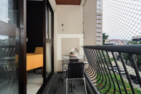 Varanda da Sala de apartamento à venda com 2 quartos, 67m² em Jardim Henriqueta, Taboão da Serra