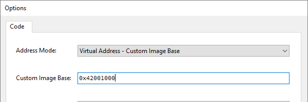 Custom address modes