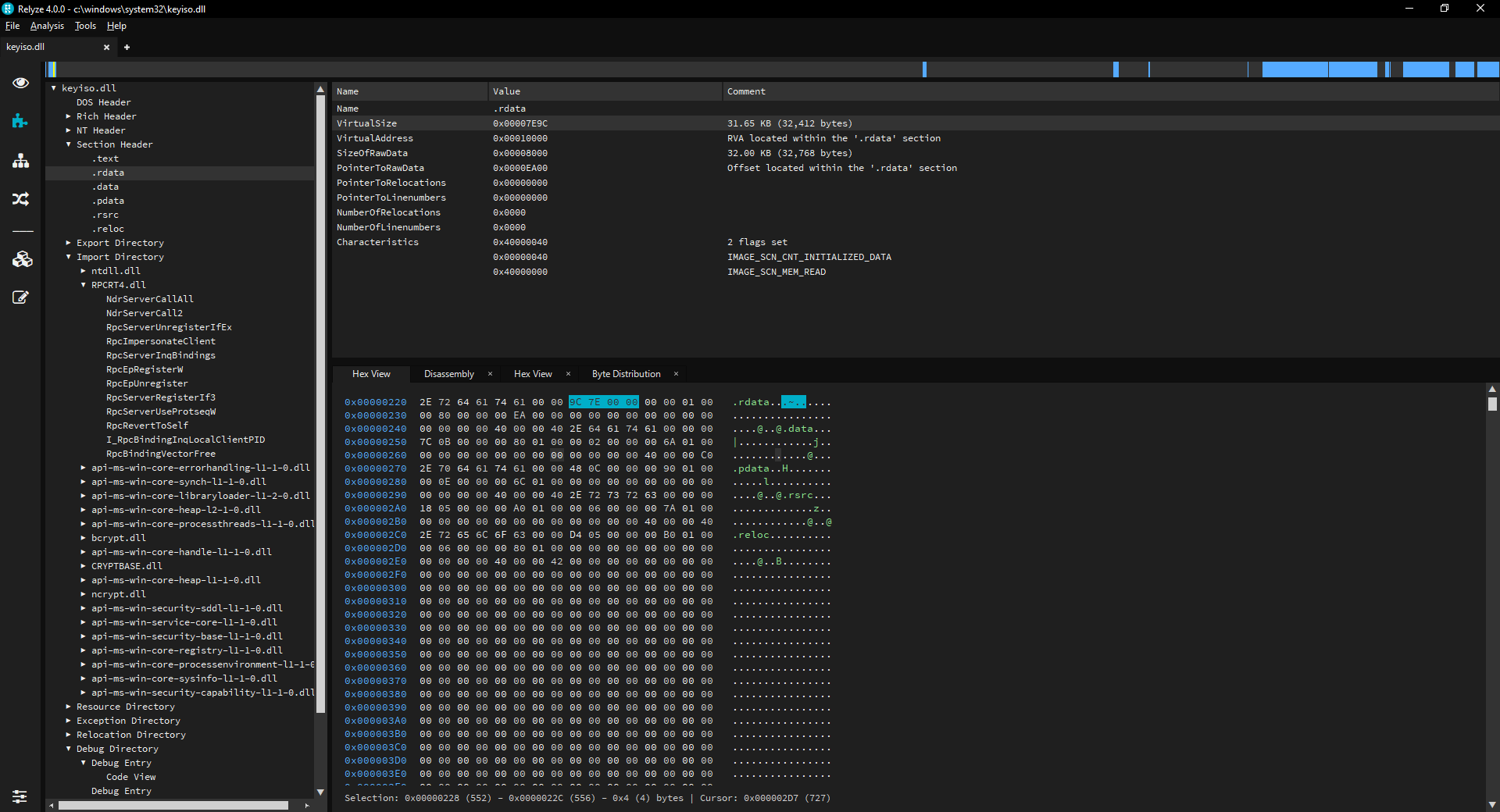 Drill down into a binaries structure and discover how it's composed.