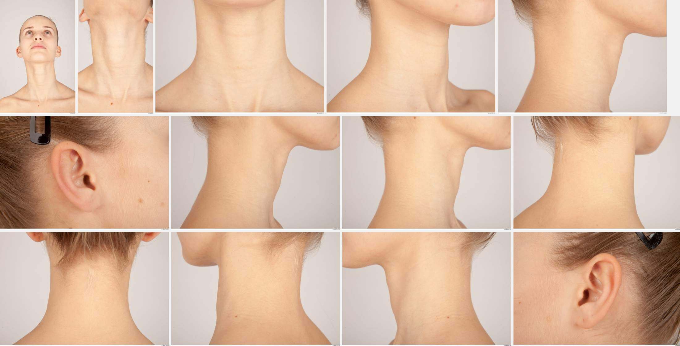 Kay High Res Skin Texture Photo Set 3D Skin Texture