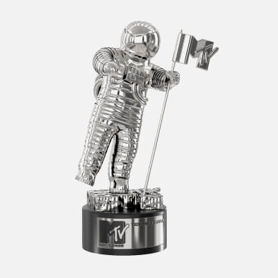 MTV Video Music Award Moonman Statuette 3D Model