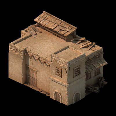 Desert House 3D Model