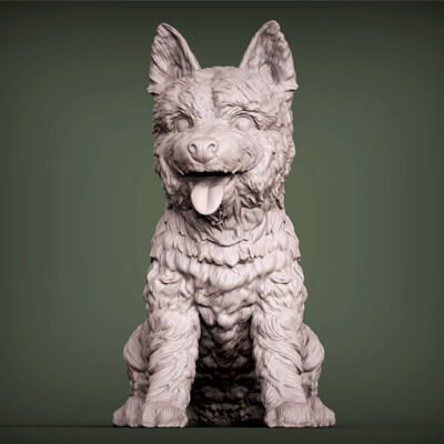 Cairn Terrier 3D Print Model