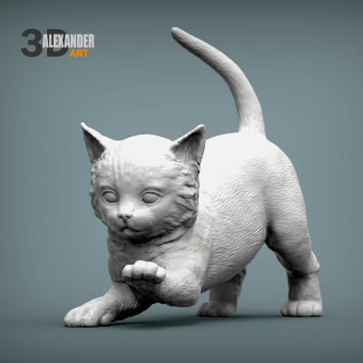 Kitty Sculpture