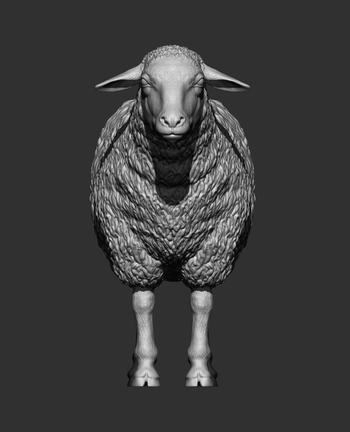 Sheep 3D Print Model 3D Model