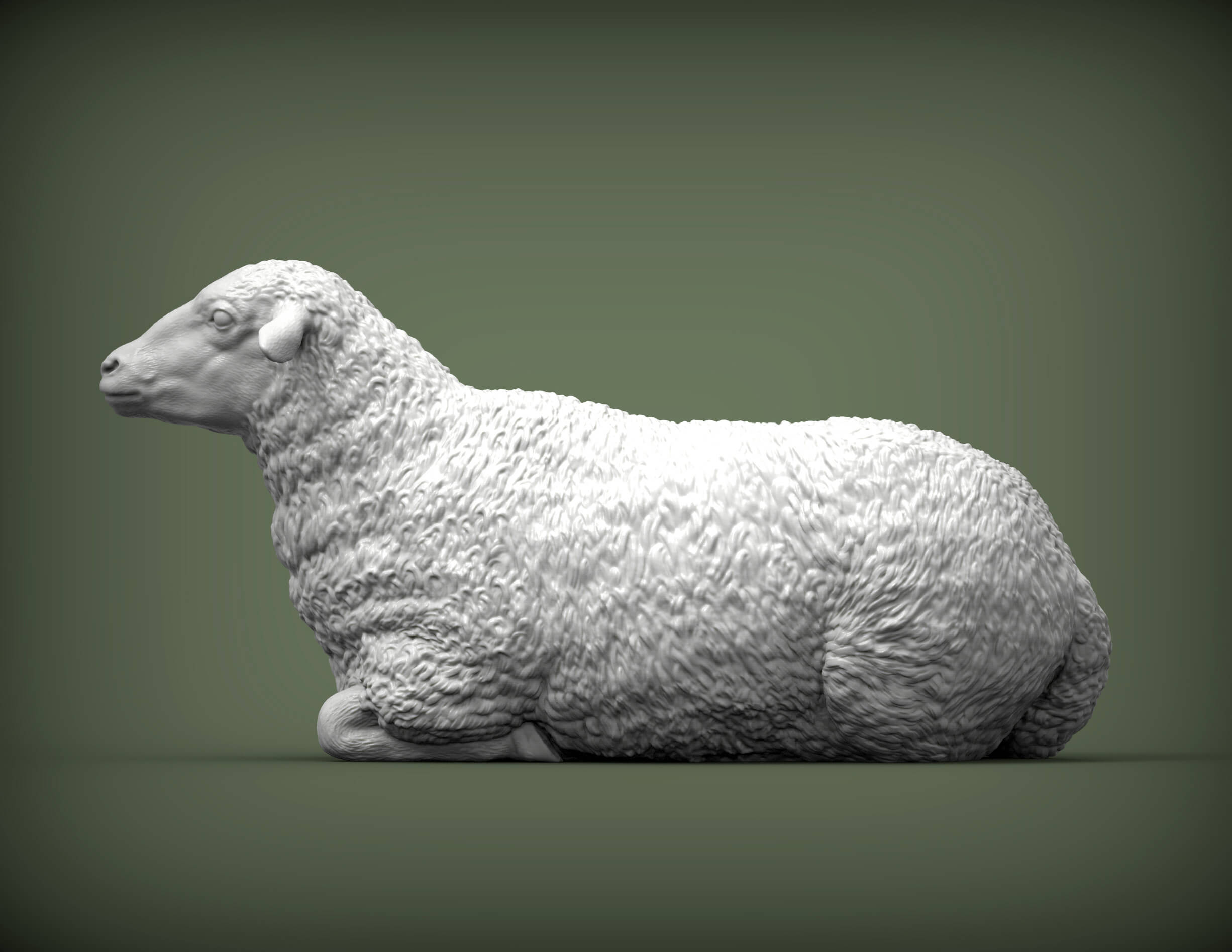 Sheep Lies 3D Print Model 3D Model