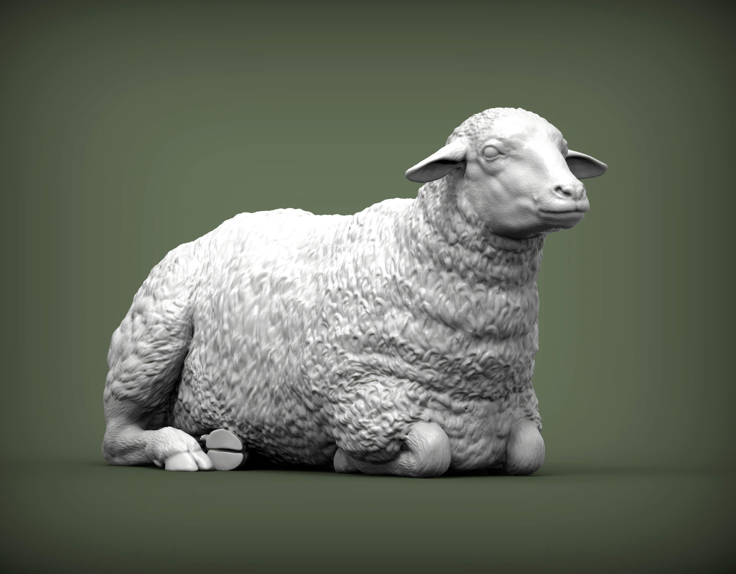 Sheep Lies 3D Print Model 3D Model