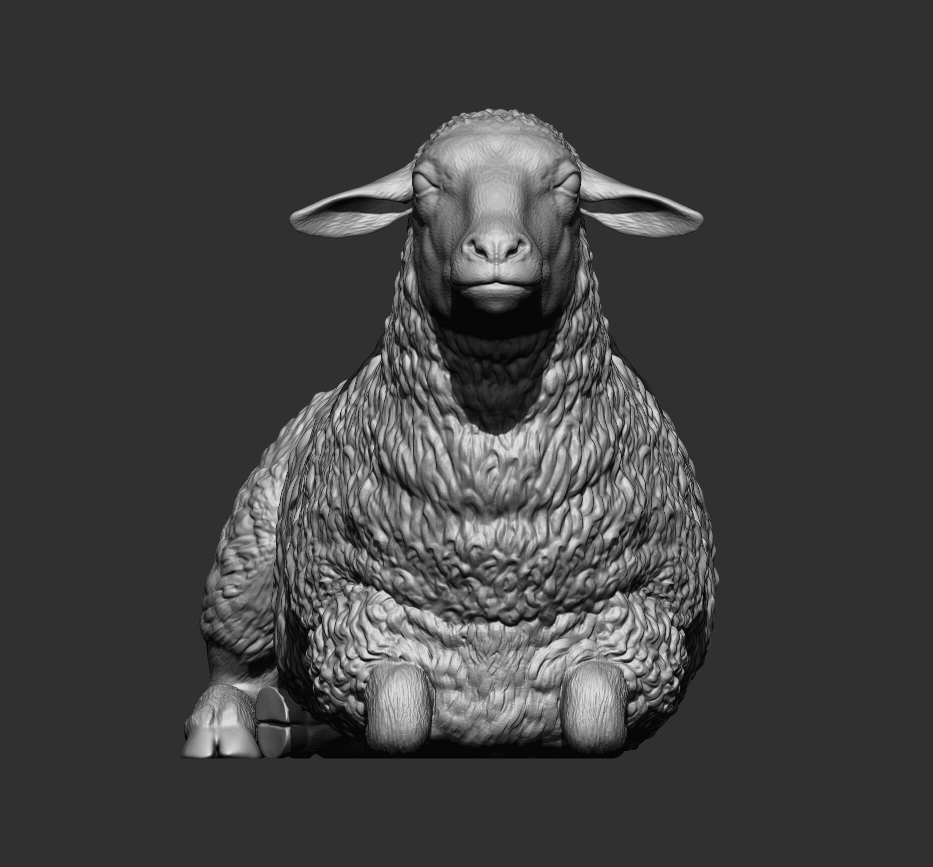 Sheep Lies 3D Print Model 3D Model