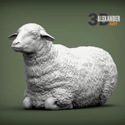 Sheep Lies 3D Print Model