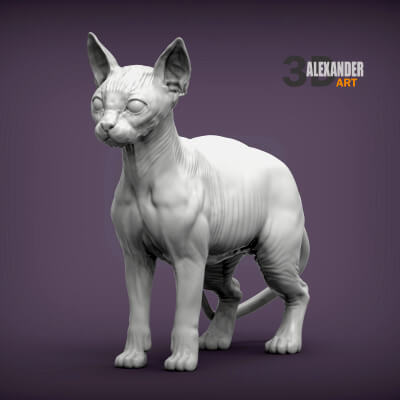 Sphinx Cat Sculpture