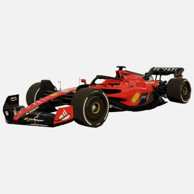 F1 Ferrari SF23 2023 3D Model