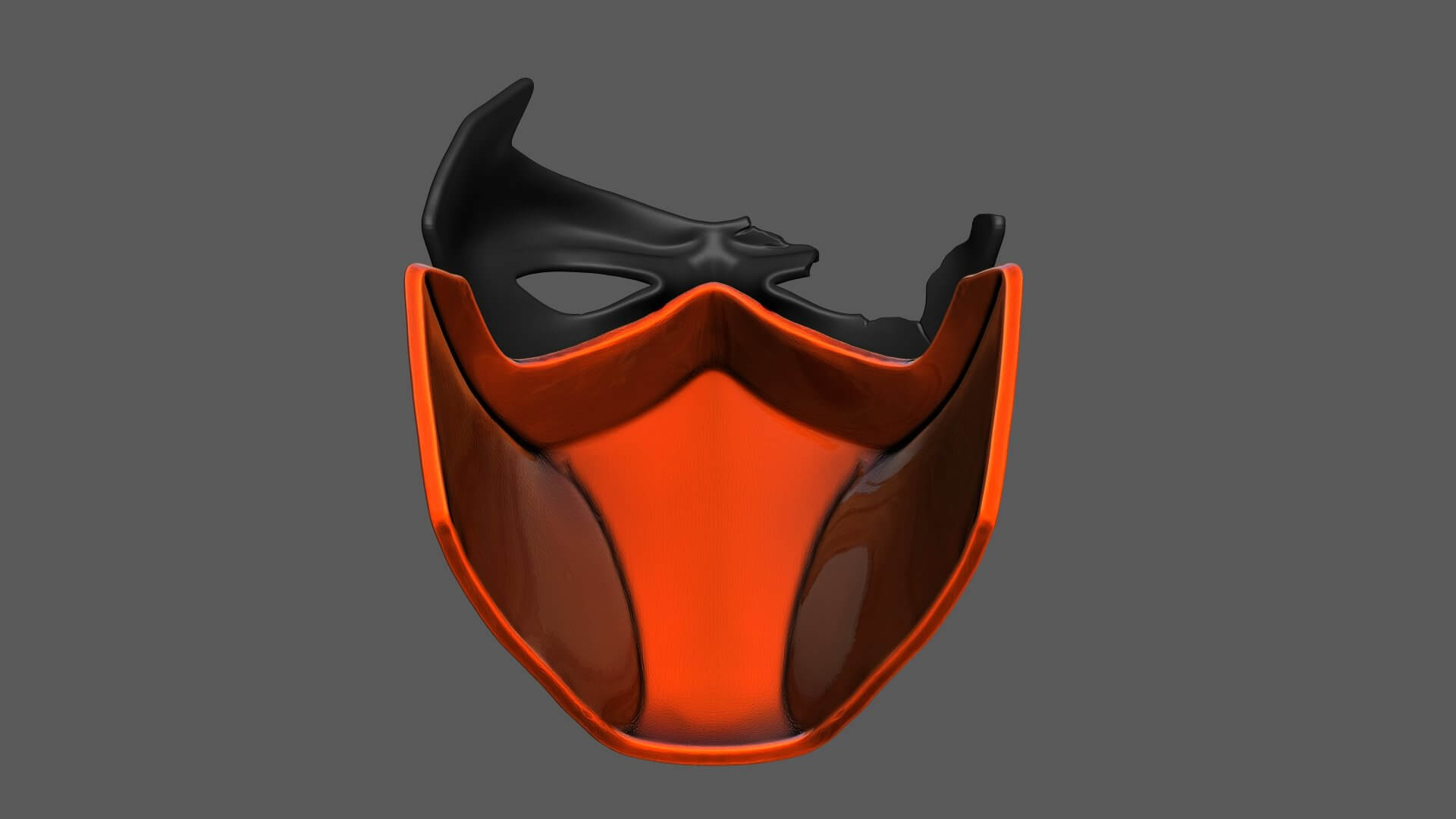 Red Hood Mask Damaged - DC Comics 3D Model