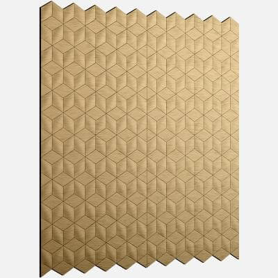 Golden Metal Wall Panel