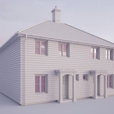 British House Bosc 2B2 3D Model