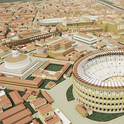 Rome City Italy 3D Model