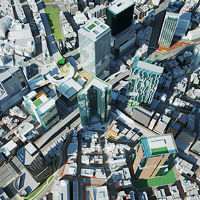 Tokyo City Shibuya 3D Model 3D Model