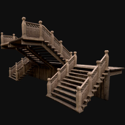 Medieval Staircase Stairwell