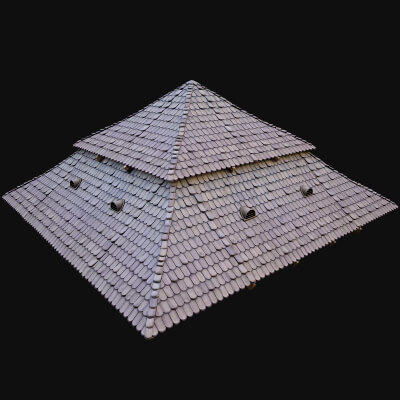 Medieval Roof Large Pyramid