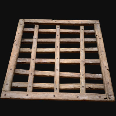 Medieval Roof Wooden Lattice